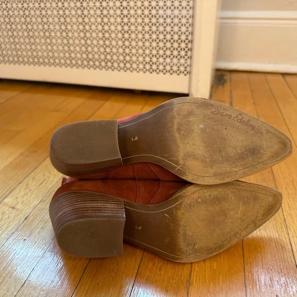 Sam Edelman Paprika Suede Ankle Boots - Picture 5 of 7